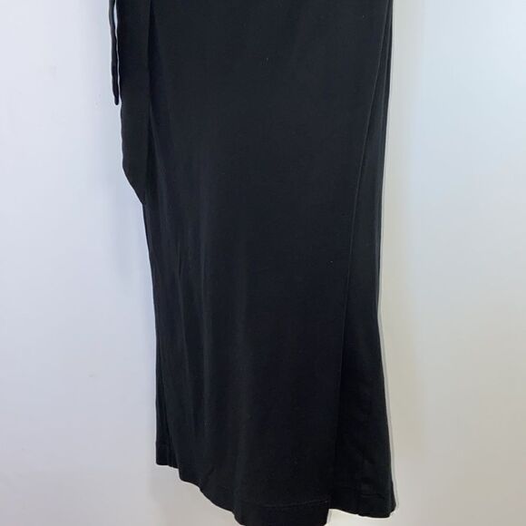 Vince Dress Maxi Black Wrap Nwot Sz Sm - Picture 5 of 9